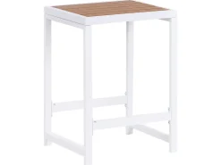 Set cucina da esterno con lavello AVETRANA Metallo Marrone/Bianco