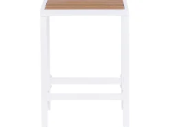 Set cucina da esterno con lavello AVETRANA Metallo Marrone/Bianco