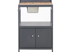 Set cucina da esterno con lavello ORTISEI Metallo Marrone chiaro