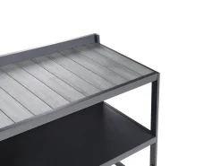 Set cucina da esterno con lavello ORTISEI Metallo Grigio grafite