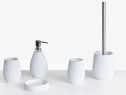 Set da 5 accessori per il bagno QUILA Bianco