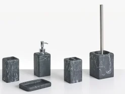 Set da 5 accessori per il bagno VILCANOTA Marmo nero