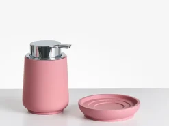 Set da 4 accessori per il bagno SUCHES Rosa