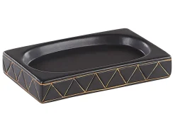 Set da 5 accessori per il bagno LANCO Ceramica Nero