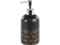 Set da 5 accessori per il bagno LANCO Ceramica Nero