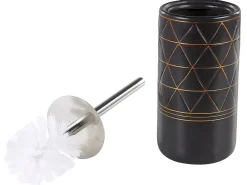 Set da 5 accessori per il bagno LANCO Ceramica Nero