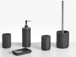 Set da 5 accessori per il bagno HUALLAGA Nero