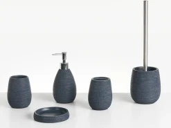 Set da 5 accessori per il bagno QUILCA Blu scuro