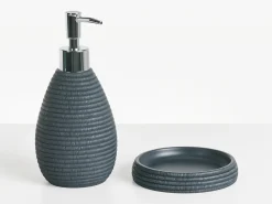Set da 5 accessori per il bagno QUILCA Blu scuro