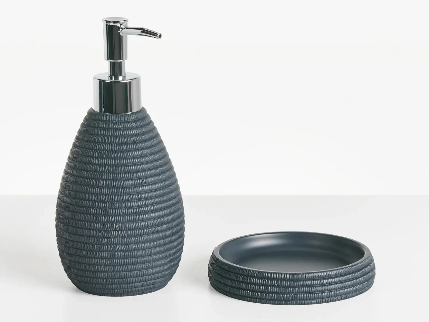 Set da 5 accessori per il bagno QUILCA Blu scuro