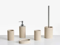 Set da 5 accessori per il bagno CHANCAY Beige chiaro