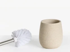 Set da 5 accessori per il bagno QUILA Beige chiaro