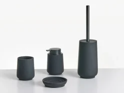 Set da 4 accessori per il bagno SUCHES Nero