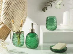 Set da 4 accessori per il bagno CANOA Vetro Verde