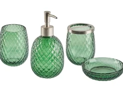 Set da 4 accessori per il bagno CANOA Vetro Verde