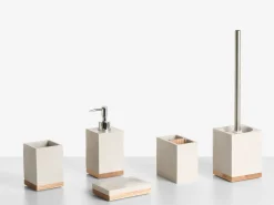 Set da 5 accessori per il bagno TAPICHE Beige