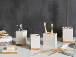 Set da 5 accessori per il bagno TAPICHE Beige