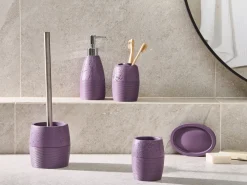 Set da 5 accessori per il bagno YARAPA Viola