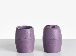 Set da 5 accessori per il bagno YARAPA Viola