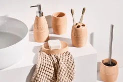 Set da 5 accessori per il bagno YARAPA Arancione
