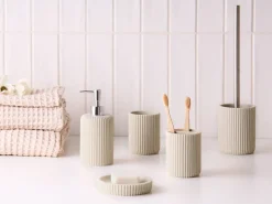 Set da 5 accessori per il bagno CAMANA Beige chiaro