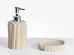 Set da 5 accessori per il bagno CAMANA Beige chiaro