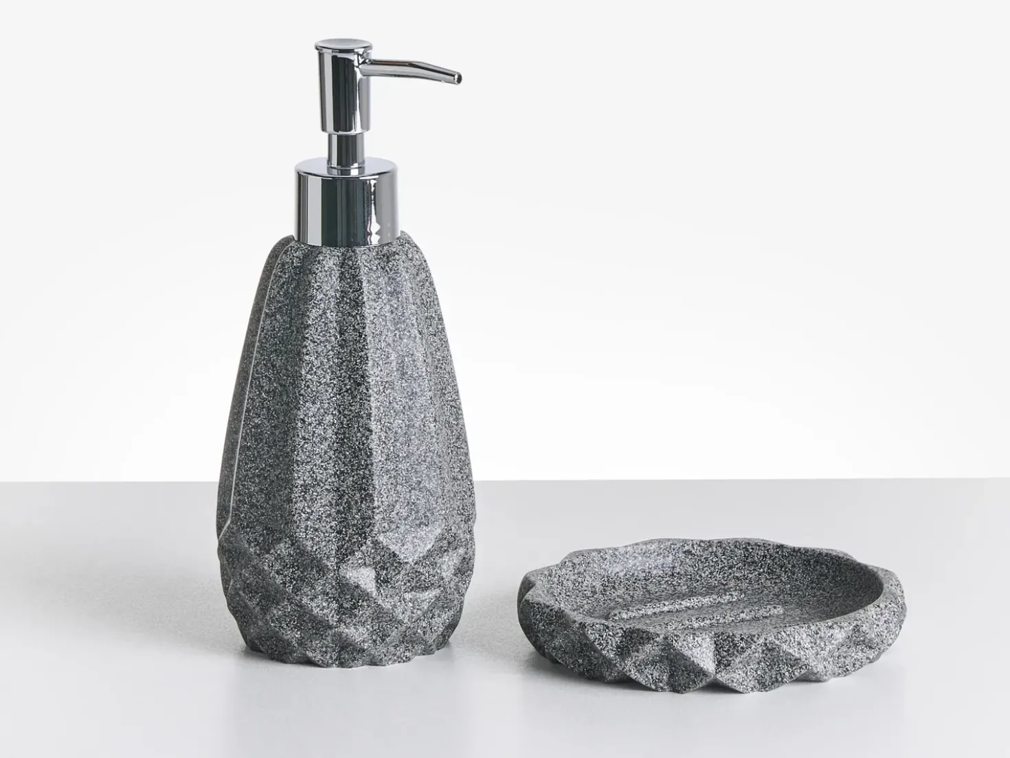 Set da 5 accessori per il bagno SAMIRIA Grigio