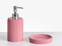 Set da 5 accessori per il bagno CAMANA Rosa