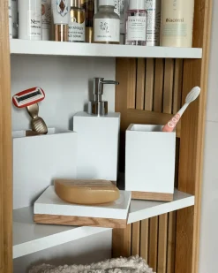 Set da 5 accessori per il bagno TAPICHE Bianco