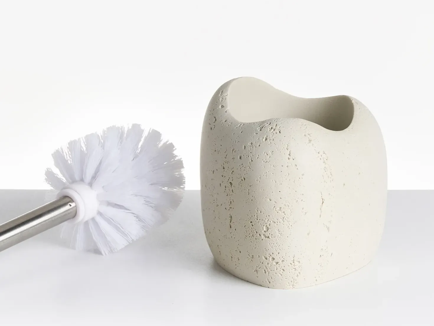 Set da 5 accessori per il bagno COATA Beige chiaro