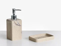 Set da 5 accessori per il bagno VILCANOTA Marmo beige