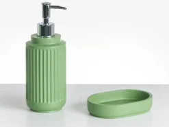Set da 5 accessori per il bagno HUARMEY Verde