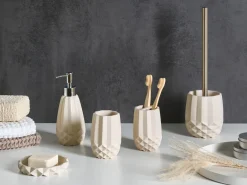 Set da 5 accessori per il bagno SAMIRIA Beige