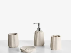 Set da 5 accessori per il bagno POZUZO Beige