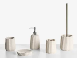 Set da 5 accessori per il bagno POZUZO Beige