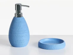 Set da 5 accessori per il bagno QUILCA Blu
