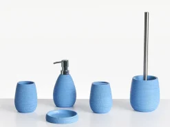 Set da 5 accessori per il bagno QUILCA Blu