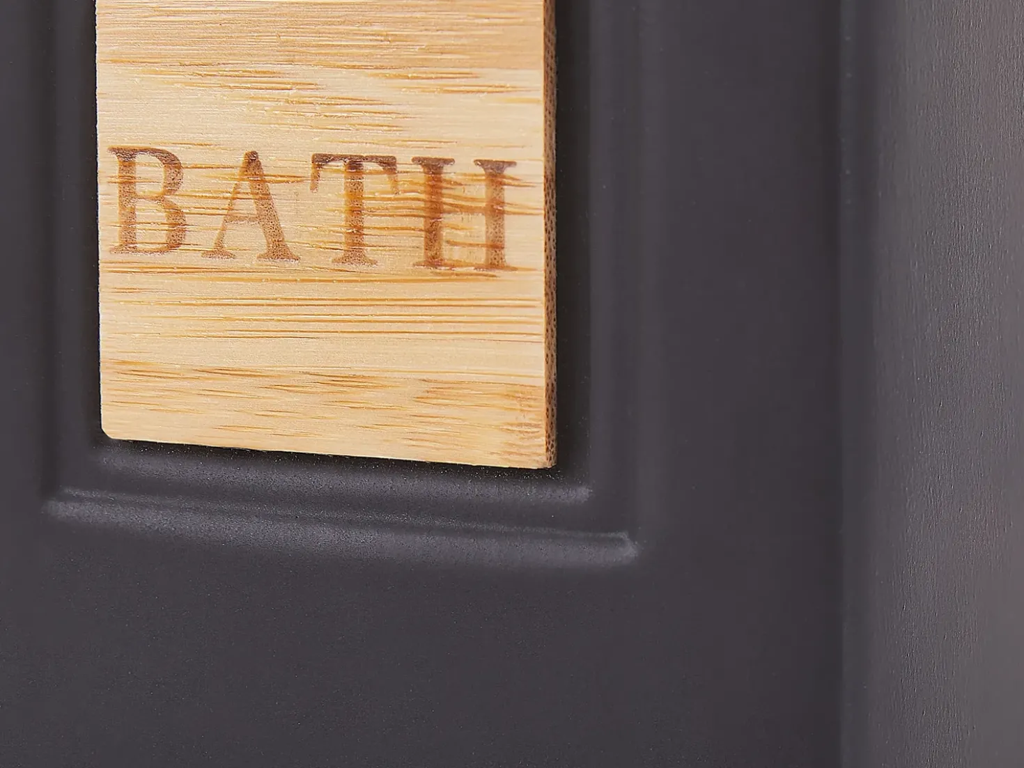 Set da 4 accessori per il bagno KOUROU Ceramica Nero