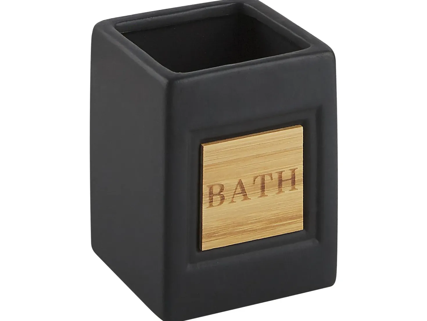 Set da 4 accessori per il bagno KOUROU Ceramica Nero