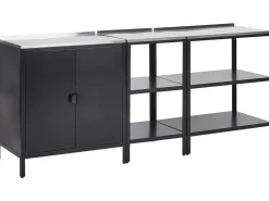 Set da 3 per cucina da esterno VILAMA Metallo Nero
