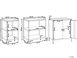 Set da 3 per cucina da esterno VILAMA Metallo Bianco