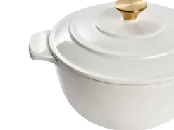 Set da 7 pezzi in ghisa FERRANO Bianco sporco Bianco