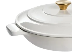 Set da 7 pezzi in ghisa FERRANO Bianco sporco Bianco