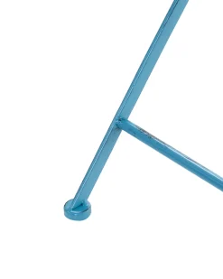 Set da bistrot con panca PAVIA Metallo Blu