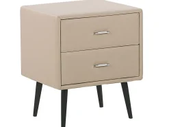 Set da camera da letto Pelle sintetica ESSONNE 160 x 200 cm Beige