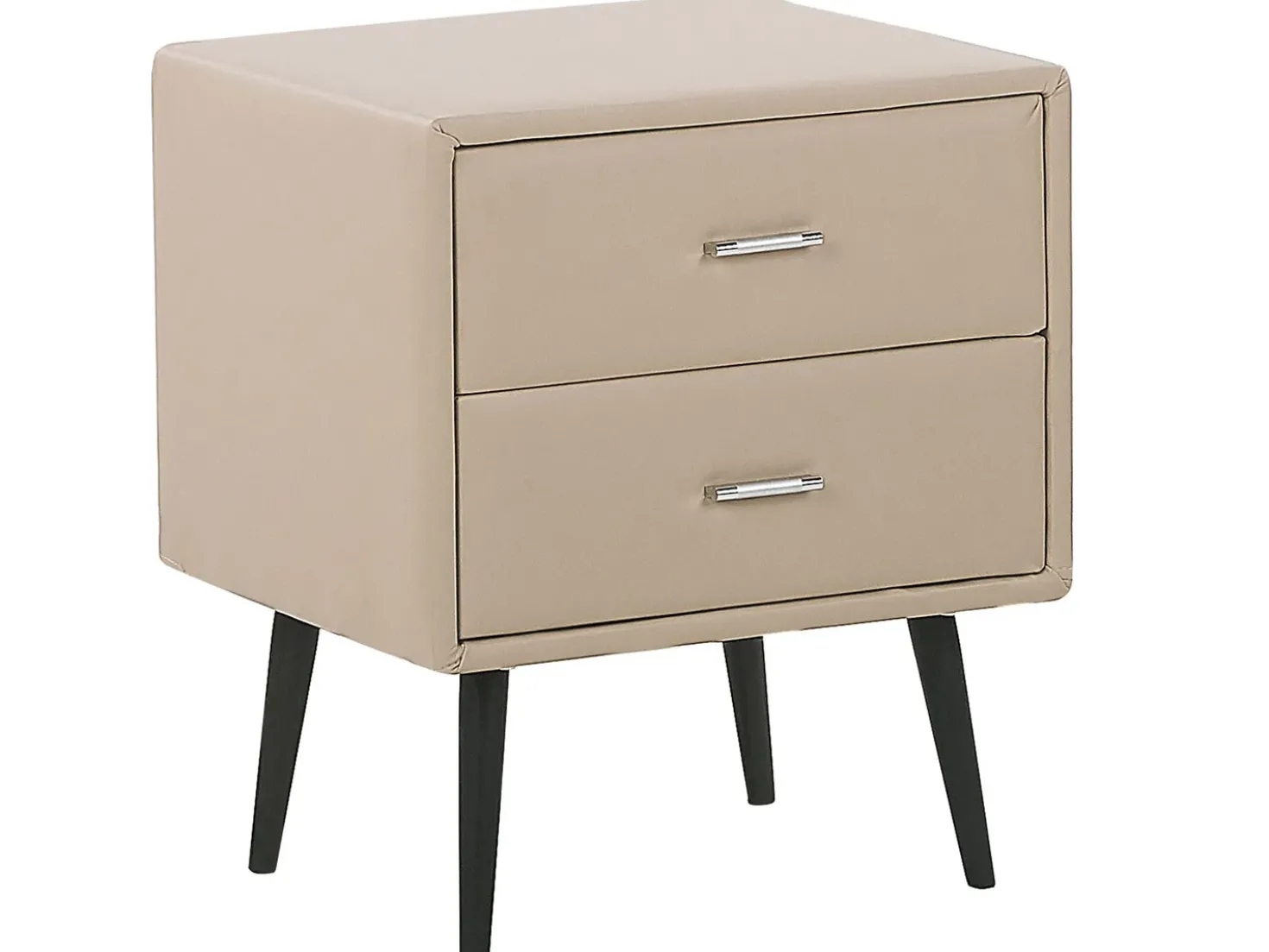 Set da camera da letto Pelle sintetica ESSONNE 160 x 200 cm Beige