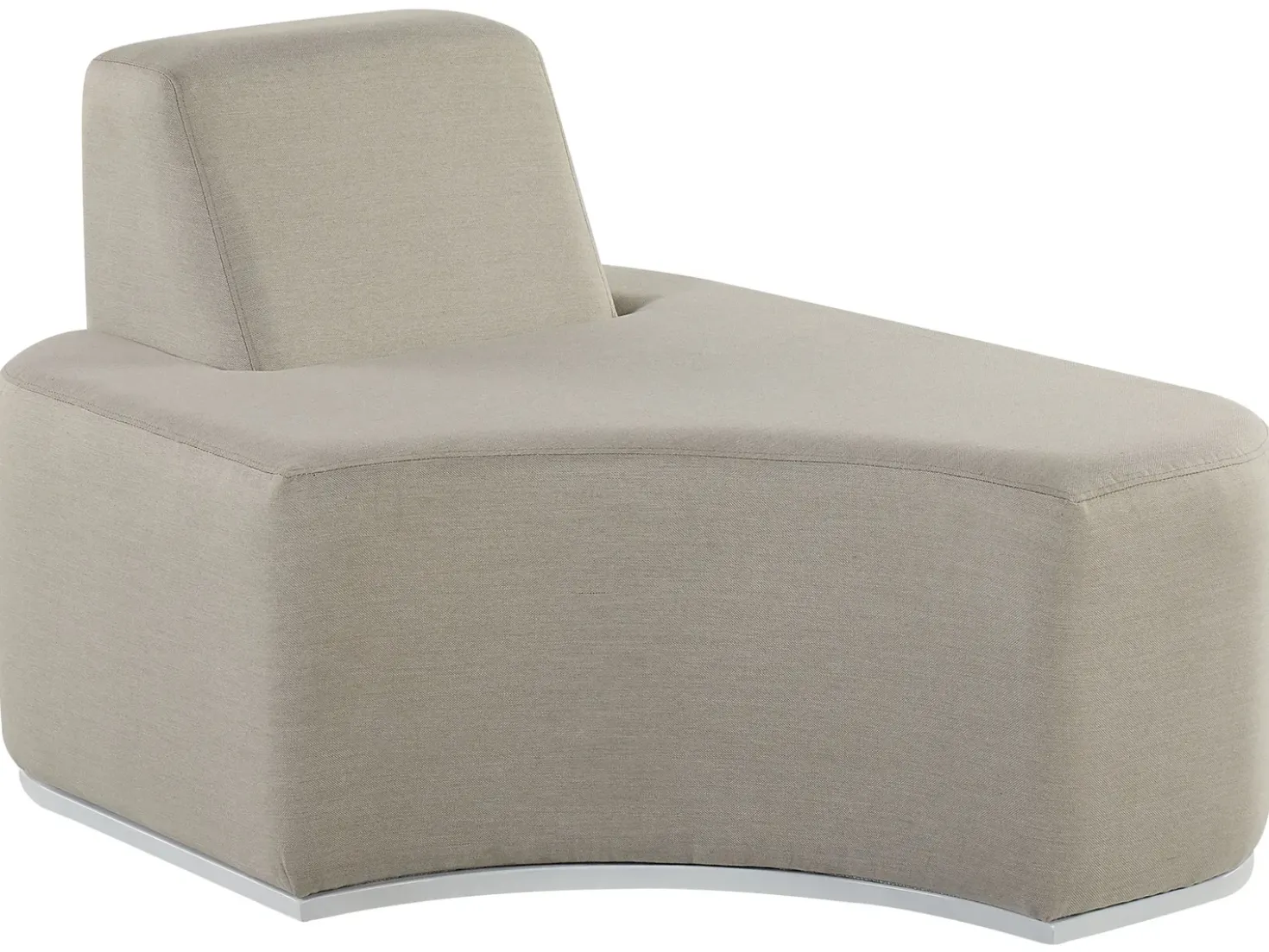 Set da giardino con tavolo 2 posti FABRO Modulare Grigio chiaro