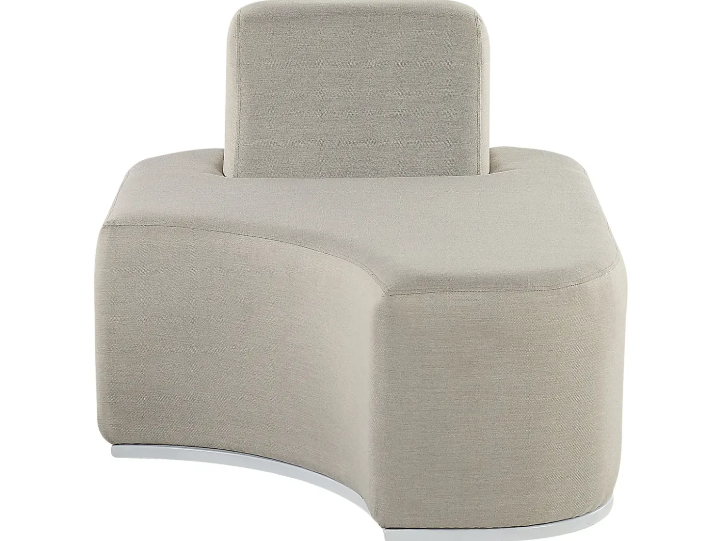 Set da giardino con tavolo 2 posti FABRO Modulare Grigio chiaro