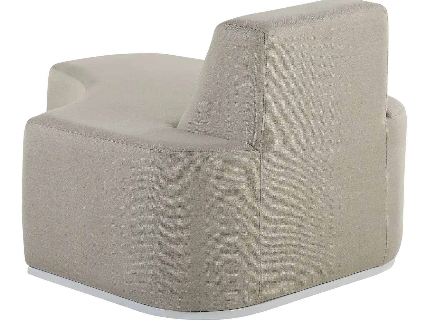 Set da giardino con tavolo 2 posti FABRO Modulare Grigio chiaro