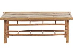 Set da giardino con tavolo 4 posti MAGGIORE Bambù Marrone chiaro